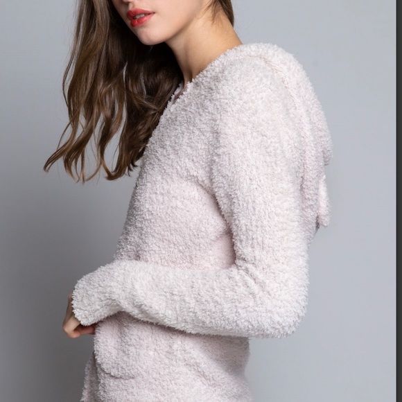 🔥Host Pick🔥POL Pink Cozy Hoodie with Animal Ears - Picture 8 of 10